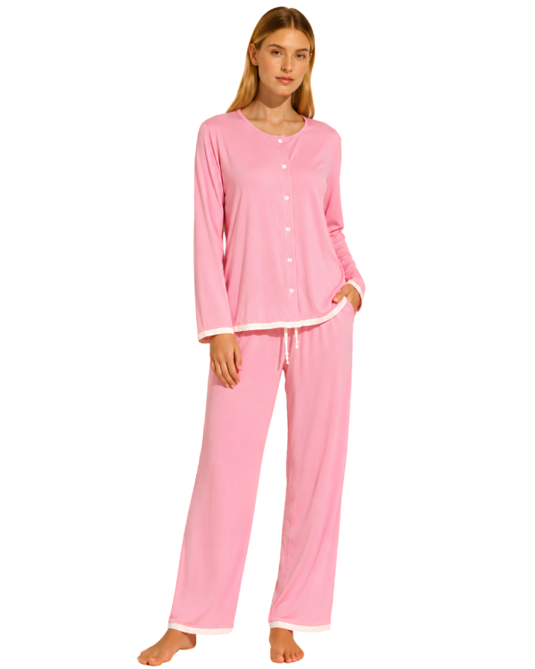 Velisse Modern Premium Cotton Long PJ Set